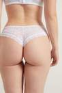 Tezenis - White Recycled Lace And Laser Cut Cotton Brazilian Briefs