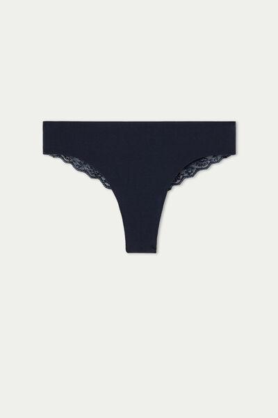 Blue Lace Brazilian Briefs, , large image number 4