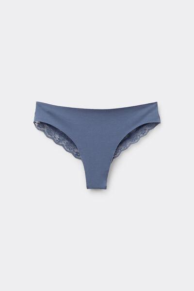 Blue Raw Cut Brazilian Briefs, 5701_730Y, large image number 4