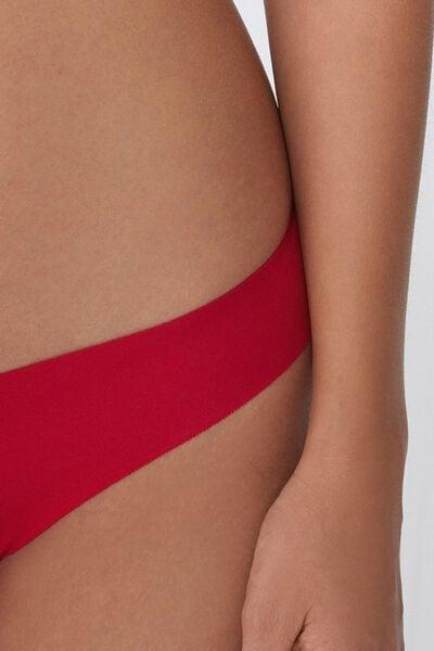 Red Laser Cut Brazilian Briefs, 5701_873V, large image number 1