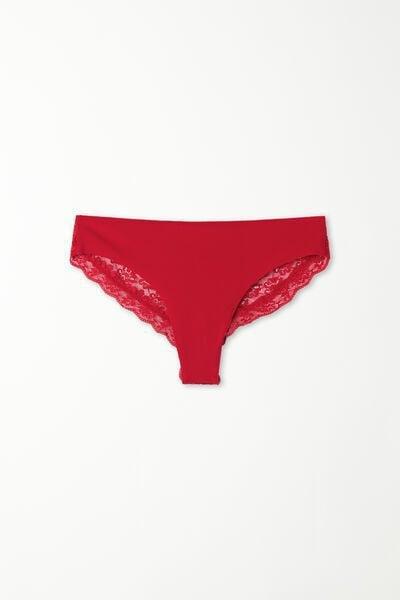 Red Laser Cut Brazilian Briefs, 5701_873V, medium