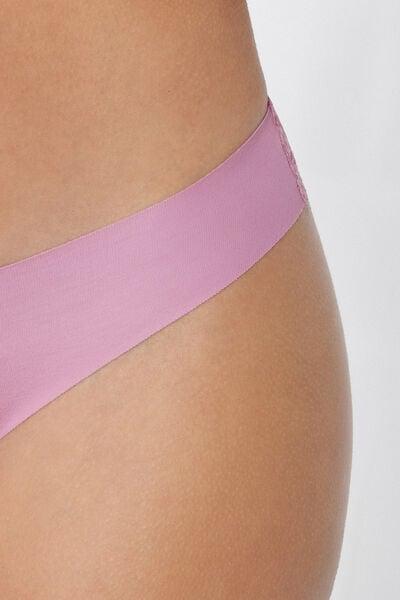 Pink Laser Cut Brazilian Briefs, 5701_874W, large image number 3