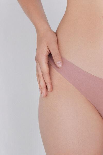 Pink Laser Cut Cotton Brazilian Briefs, 5701_946Y, large image number 2