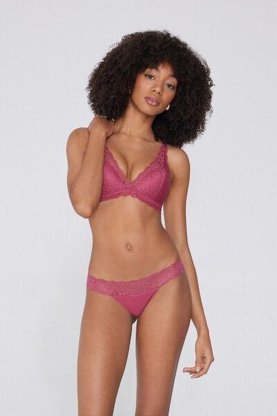 Purple Brazilian Knickers, , large image number 1