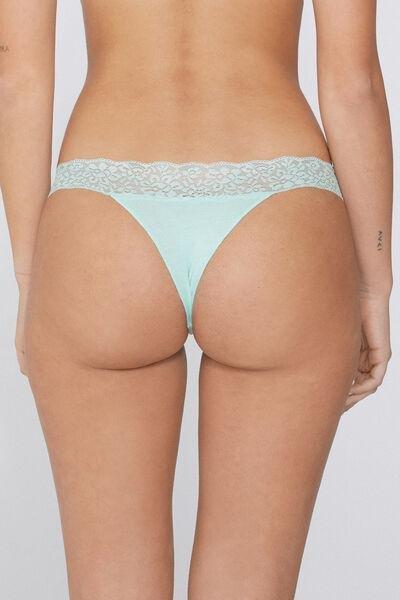 Green Laced Brazilian Briefs, 5701_513W, large image number 1