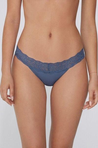 Blue Recycled Lace Brazilian Briefs, 5701_730Y, medium