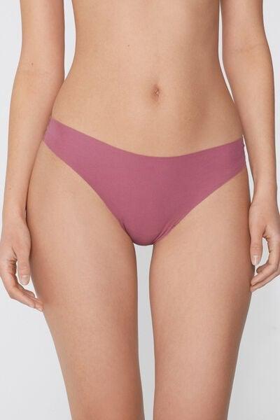 Pink Laser Cut Organic Cotton Brazilian Briefs, 5701_179Z, large image number 1