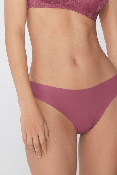 Pink Laser Cut Organic Cotton Brazilian Briefs, 5701_179Z, large image number 3