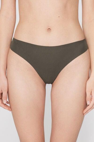 Green Laser Cut Organic Cotton Brazilian Briefs, 5701_226Z, large image number 1