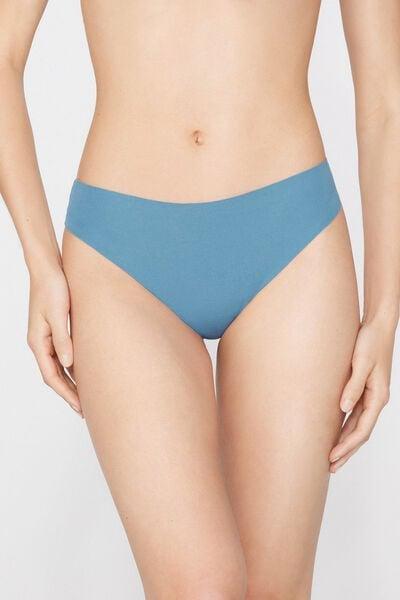 Blue Laser Cut Organic Cotton Brazilian Briefs, 5701_525Z, large image number 1