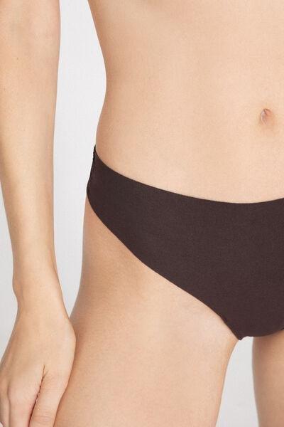 Brown Laser Cut Organic Cotton Brazilian Briefs, 5701_680Z, large image number 3