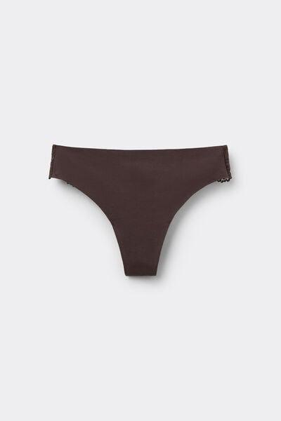 Brown Laser Cut Organic Cotton Brazilian Briefs, 5701_680Z, large image number 4
