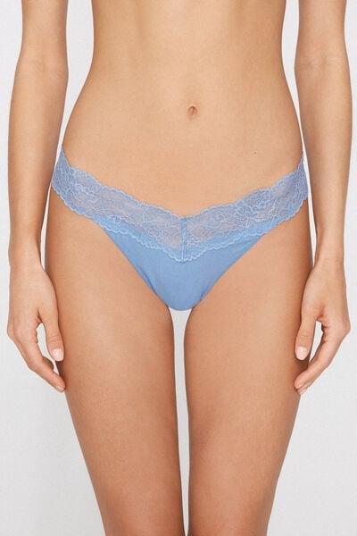 Blue In Cotton Brazilian Briefs, 5701_393Z, medium