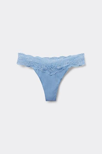 Blue In Cotton Brazilian Briefs, 5701_393Z, large image number 4