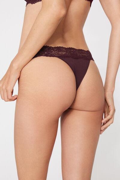 Brown Brazilian Briefs In Cotton, 5701_581Z, medium