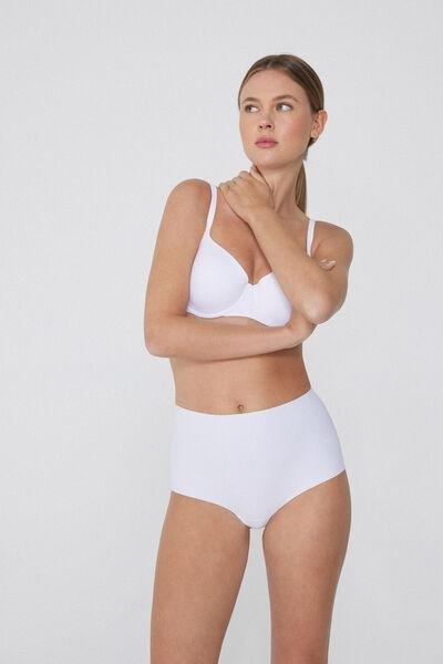 White High-Waisted Knickers, White, large image number 0