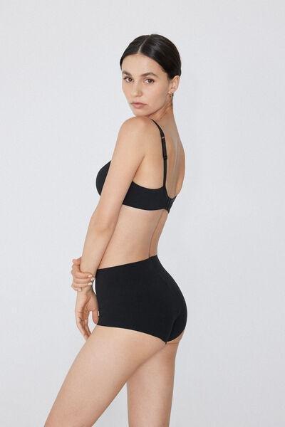 Black High-Waisted Knickers, Black, medium