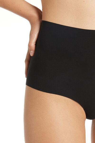 Black High-Waisted Knickers, , large image number 3