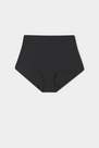 Tezenis - Black High-Waisted Laser Cut Microfibre French Knickers