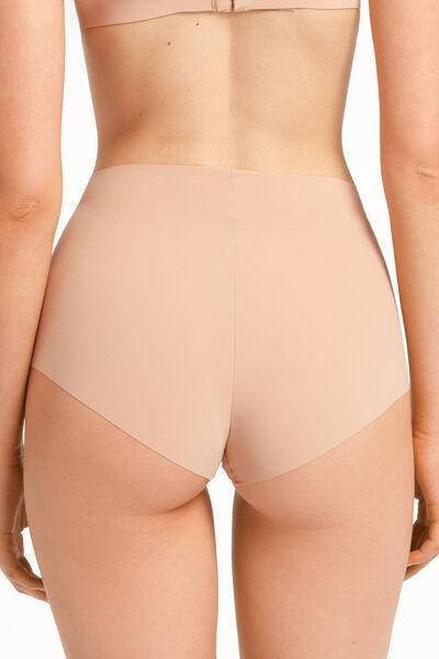 Beige High-Waisted Knickers, , large image number 2