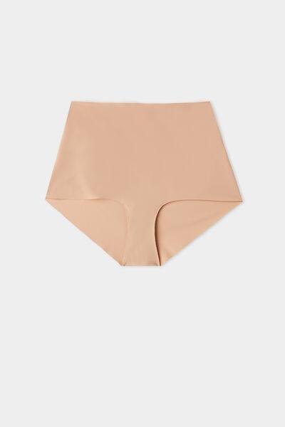 Beige High-Waisted Knickers, , large image number 4