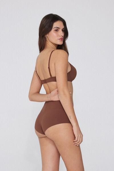 Beige Laser Cut French Knickers, , large image number 1