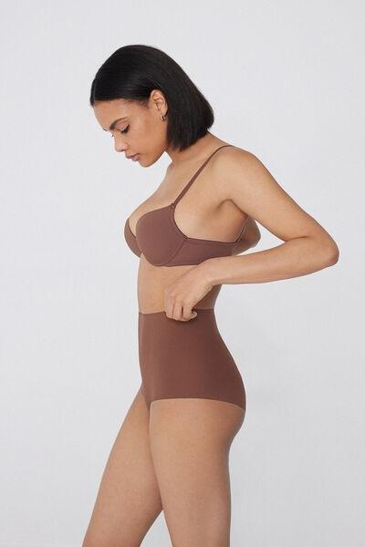 Caramel Laser Cut French Knickers, 5701_304Y, large image number 5