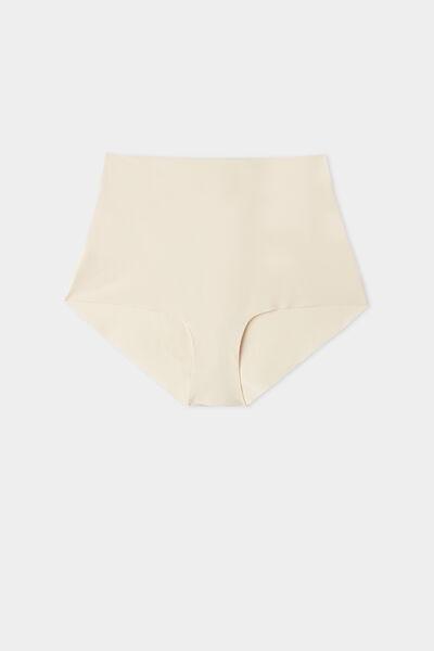 Cream High-Waisted Knickers, , large image number 4