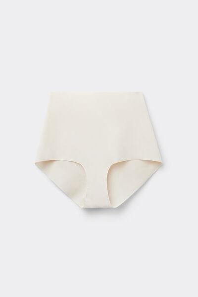 Cream High-Waisted Knickers, Ivory Cream, large image number 4