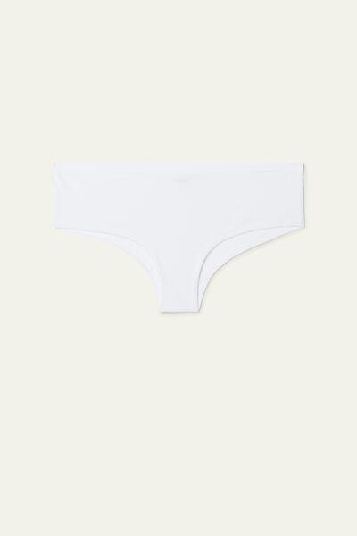 White High-Rise Boy Shorts, , large image number 4