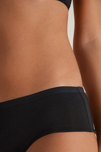 Black High-Rise Boy Shorts, , large image number 3