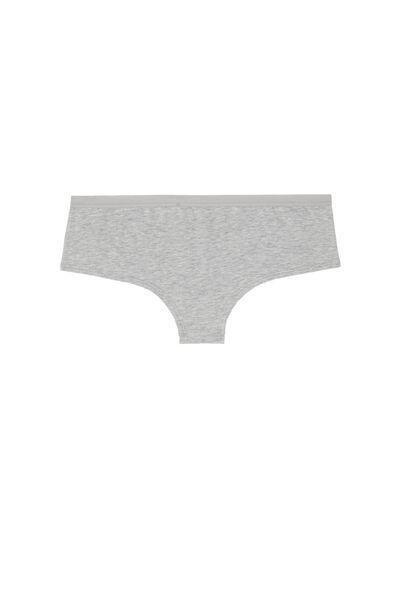 Grey Cotton French Knickers, , large image number 5