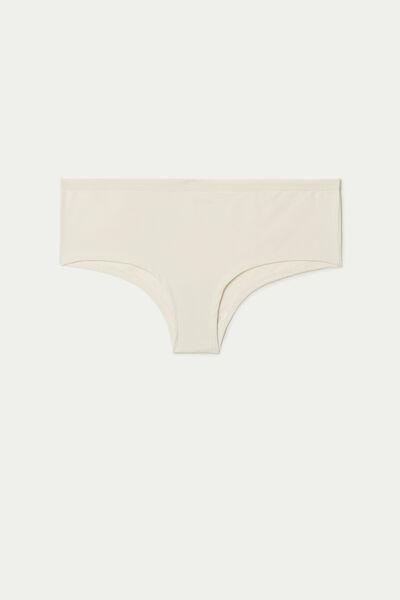 Cream High Leg French Knickers, , large image number 4
