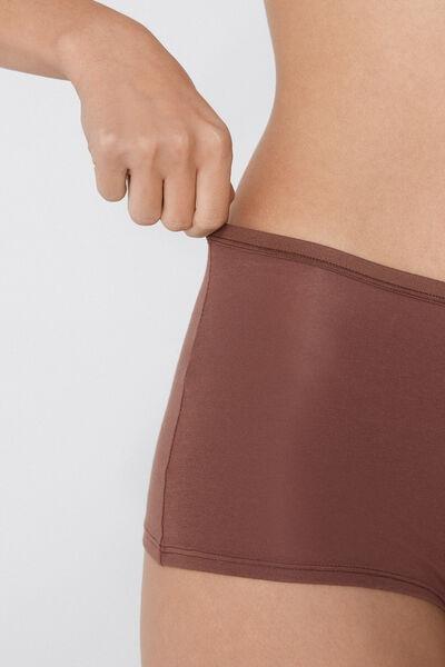 Beige Organic Cotton French Knickers, 5701_304Y, large image number 2