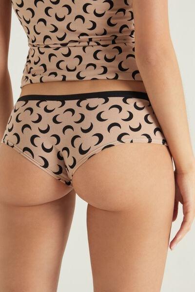 وردي بلاش مون طباعة قطن كلسون �?رنسي ، للنساء, , large image number 2