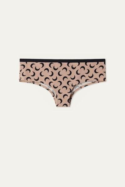 وردي بلاش مون طباعة قطن كلسون �?رنسي ، للنساء, , large image number 4