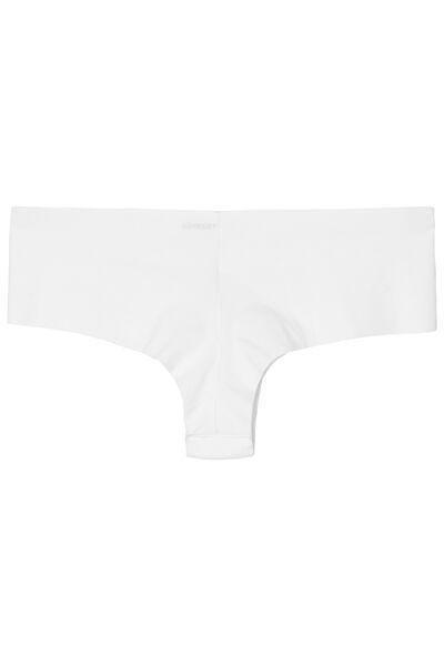 White Laser Cut Cotton French Knickers, , large image number 5