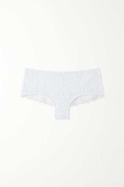 Tezenis - White Recycled Lace French Knickers
