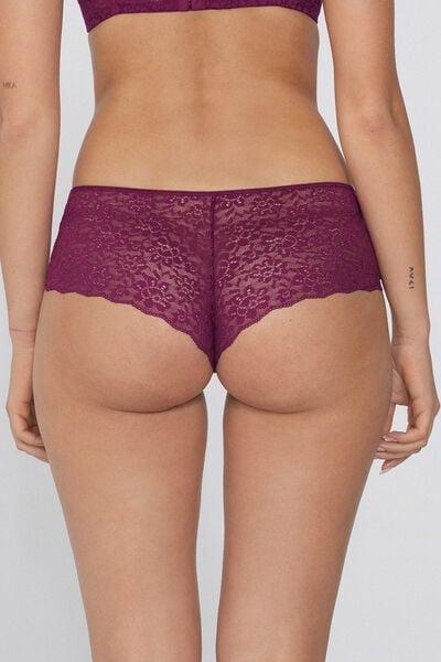 BORDEAUX Recycled Lace French Knickers, 5701_719Y, large image number 2