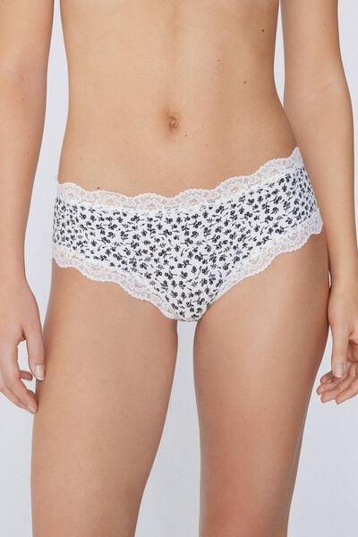 Multicolour Printed Brazilian Panties, , large image number 0