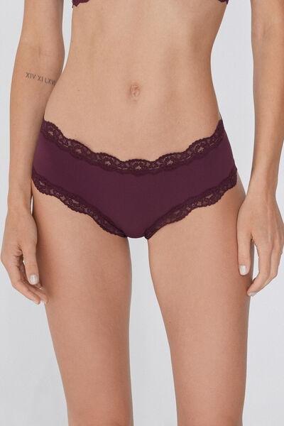 Burgundy Brazilian Culotte, 5701_065Y, large image number 0