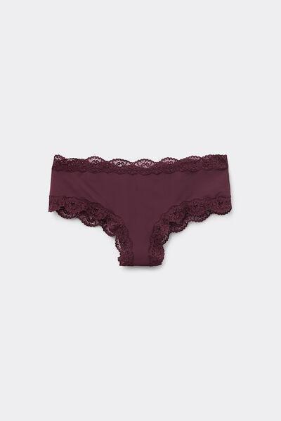 Burgundy Brazilian Culotte, 5701_065Y, large image number 4