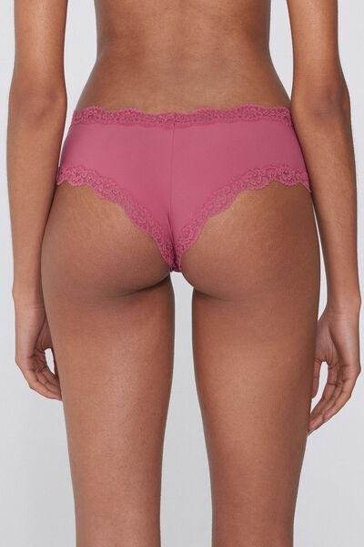 Pink Lace Brazilian Panty, 5701_322Y, large image number 2