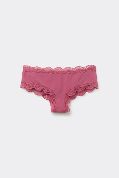 Pink Lace Brazilian Panty, 5701_322Y, large image number 4