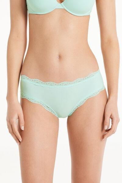 Green Laced Brazilian Culotte, 5701_513W, large image number 1