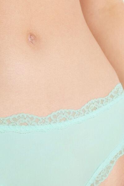 Green Laced Brazilian Culotte, 5701_513W, large image number 3