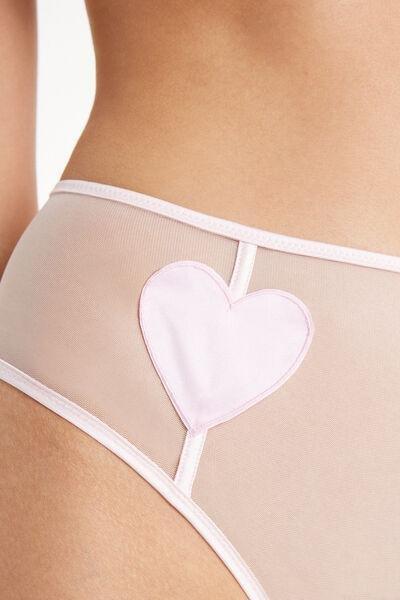 Pink Sweetheart French Knickers, , large image number 3