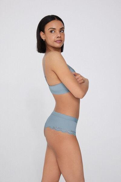 Grey Lounge Retreat French Knickers, , large image number 1