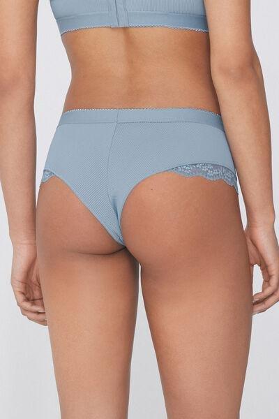 Grey Lounge Retreat French Knickers, , large image number 2
