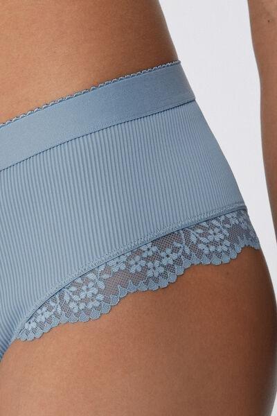 Grey Lounge Retreat French Knickers, , large image number 3